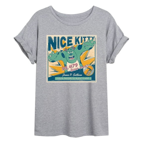 Monsters Inc. - Nice Kitty  - Women's Oversized T-Shirt