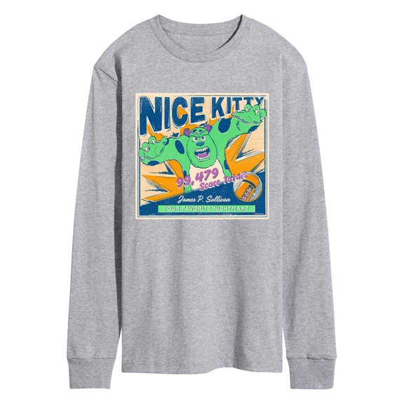 Monsters Inc - Nice Kitty - Men's Long Sleeve T-Shirt