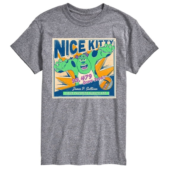 Monsters Inc - Nice Kitty - Men's Short Sleeve Graphic T-Shirt