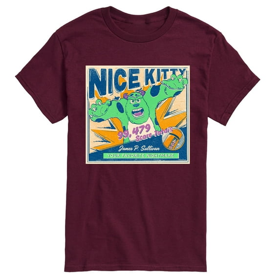 Monsters Inc - Nice Kitty - Men's Short Sleeve Graphic T-Shirt