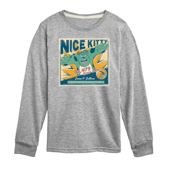 Monsters Inc. - Nice Kitty - Toddler & Youth Long Sleeve Graphic T-Shirt