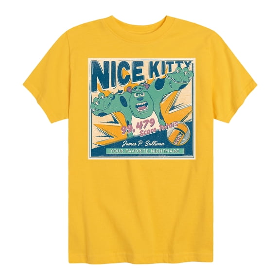 Monsters Inc. - Nice Kitty - Toddler & Youth Short Sleeve Graphic T-Shirt