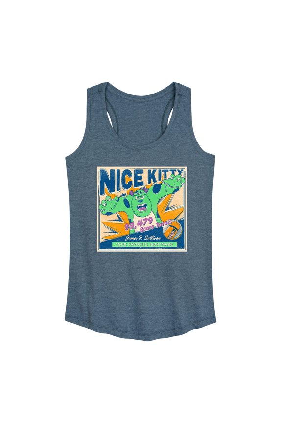 Monsters Inc - Nice Kitty - Women's Racerback Tank Top
