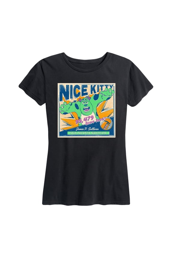 Monsters Inc - Nice Kitty - Women's Short Sleeve Graphic T-Shirt