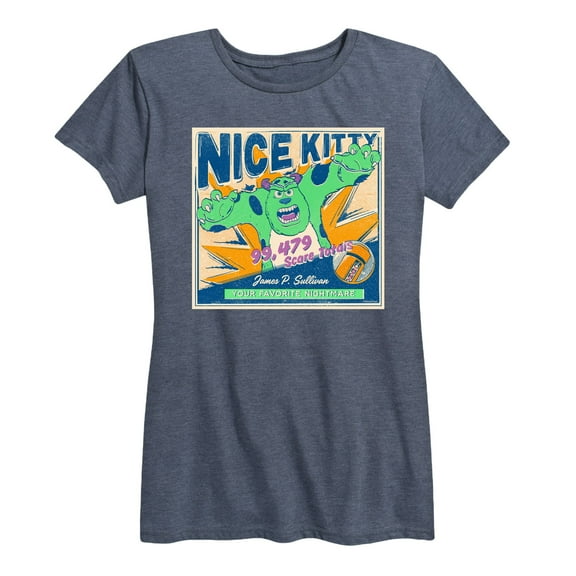 Monsters Inc - Nice Kitty - Women's Short Sleeve Graphic T-Shirt