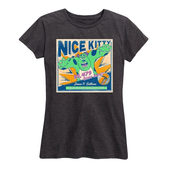 Monsters Inc - Nice Kitty - Women's Short Sleeve Graphic T-Shirt