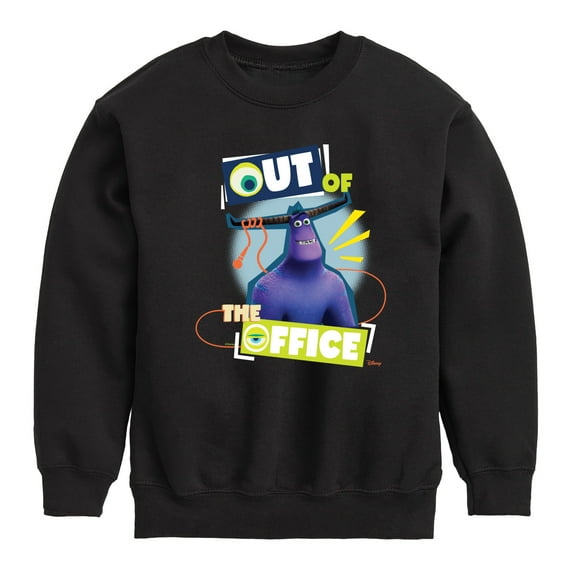 Monsters Inc. - Out Of The Office Tylor - Toddler & Youth Crewneck Fleece Sweatshirt