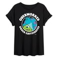 thumbnail image 1 of Monsters Inc. - Overworked Under Caffeinated - Juniors Ideal Flowy Muscle T-Shirt, 1 of 5
