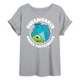 thumbnail image 1 of Monsters Inc. - Overworked Under Caffeinated - Women's Oversized T-Shirt, 1 of 5