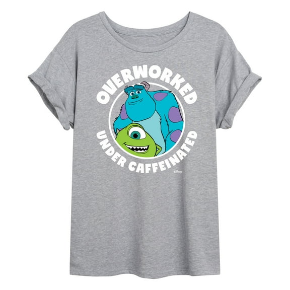 Monsters Inc. - Overworked Under Caffeinated - Women's Oversized T-Shirt