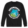 thumbnail image 1 of Monsters Inc.  - Overworked Under Caffeinated - Men's Crew Neck Fleece Pullover, 1 of 5