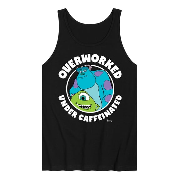 Monsters Inc.  - Overworked Under Caffeinated - Men's Jersey Tank Top