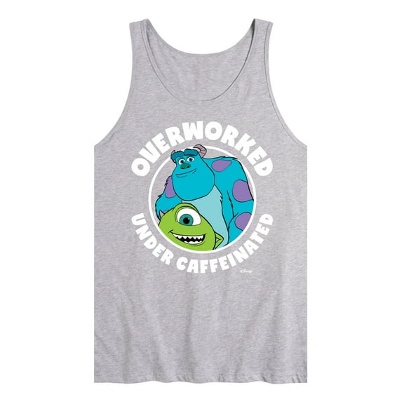 Monsters Inc.  - Overworked Under Caffeinated - Men's Jersey Tank Top