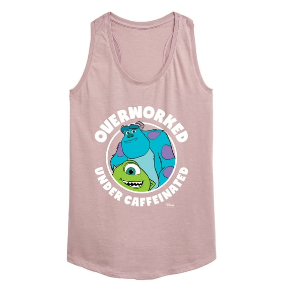 Monsters Inc. - Overworked Under Caffeinated - Women's Racerback Tank Top