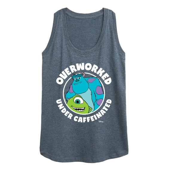 Monsters Inc. - Overworked Under Caffeinated - Women's Racerback Tank Top