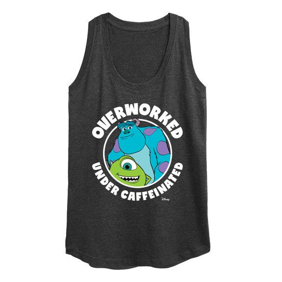 Monsters Inc. - Overworked Under Caffeinated - Women's Racerback Tank Top