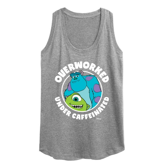 Monsters Inc. - Overworked Under Caffeinated - Women's Racerback Tank Top