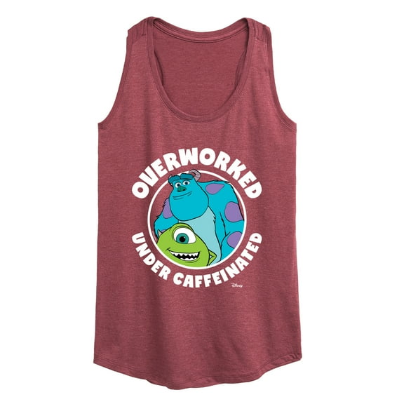 Monsters Inc. - Overworked Under Caffeinated - Women's Racerback Tank Top