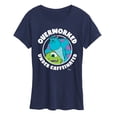 thumbnail image 1 of Monsters Inc. - Overworked Under Caffeinated - Women's Raglan Graphic T-Shirt, 1 of 5