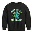 thumbnail image 1 of Monsters Inc - Part Irish All Scare - Toddler And Youth Crewneck Fleece Sweatshirt, 1 of 4