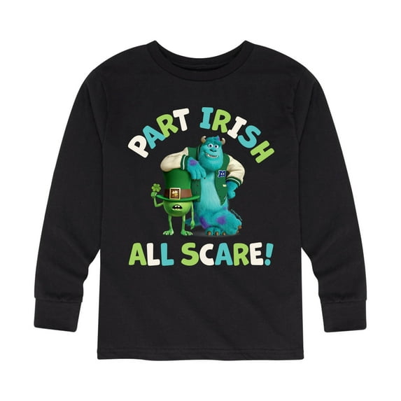 Monsters Inc - Part Irish All Scare - Toddler And Youth Long Sleeve Graphic T-Shirt
