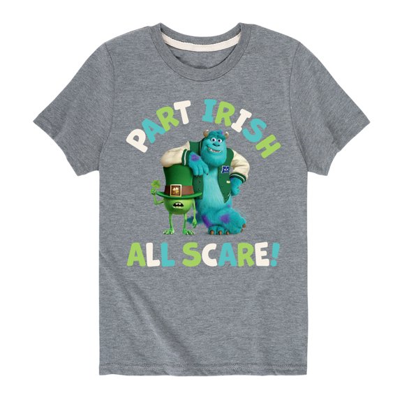 Monsters Inc - Part Irish All Scare - Toddler And Youth Short Sleeve Graphic T-Shirt