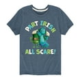 thumbnail image 1 of Monsters Inc - Part Irish All Scare - Toddler And Youth Short Sleeve Graphic T-Shirt, 1 of 4