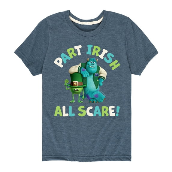 Monsters Inc - Part Irish All Scare - Toddler And Youth Short Sleeve Graphic T-Shirt