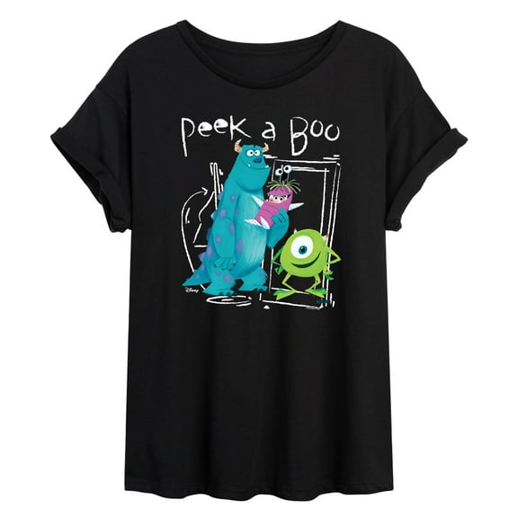 Monsters Inc. - Peek A Boo  - Juniors Ideal Flowy Muscle T-Shirt