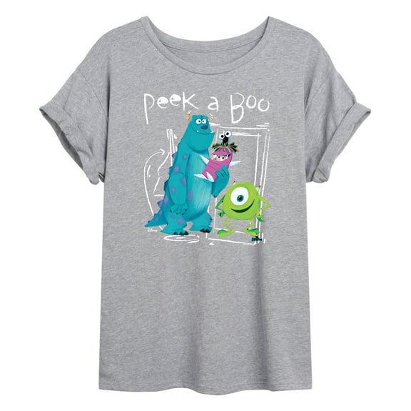 Monsters Inc. - Peek A Boo  - Juniors Ideal Flowy Muscle T-Shirt