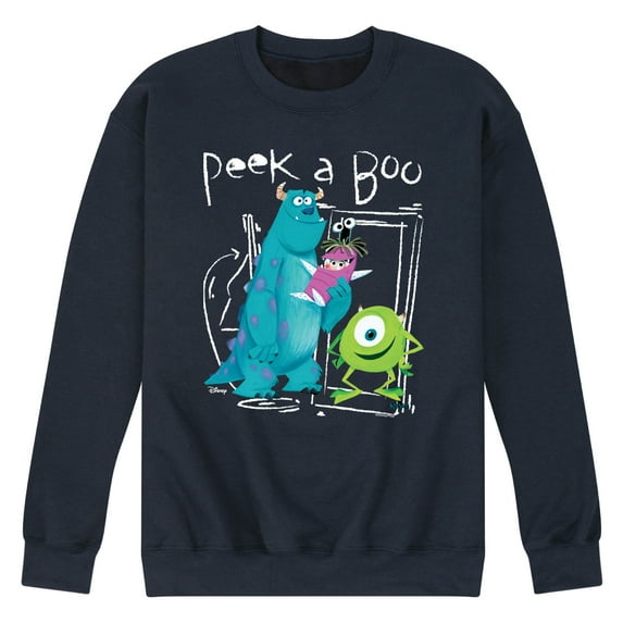 Monsters Inc. - Peek A Boo - Men's Crew Neck Fleece Pullover