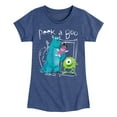 thumbnail image 1 of Monsters Inc. - Peek A Boo - Toddler & Youth Girls Short Sleeve Graphic T-Shirt, 1 of 5
