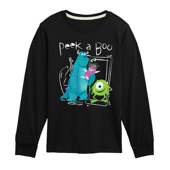 Monsters Inc. - Peek A Boo - Toddler & Youth Long Sleeve Graphic T-Shirt