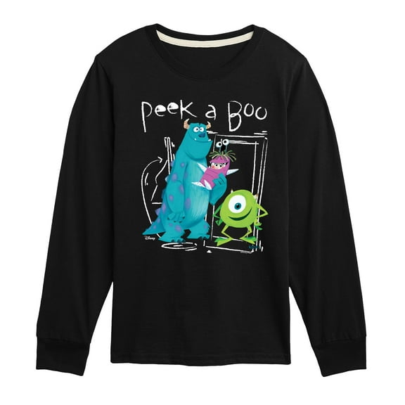Monsters Inc. - Peek A Boo - Toddler & Youth Long Sleeve Graphic T-Shirt