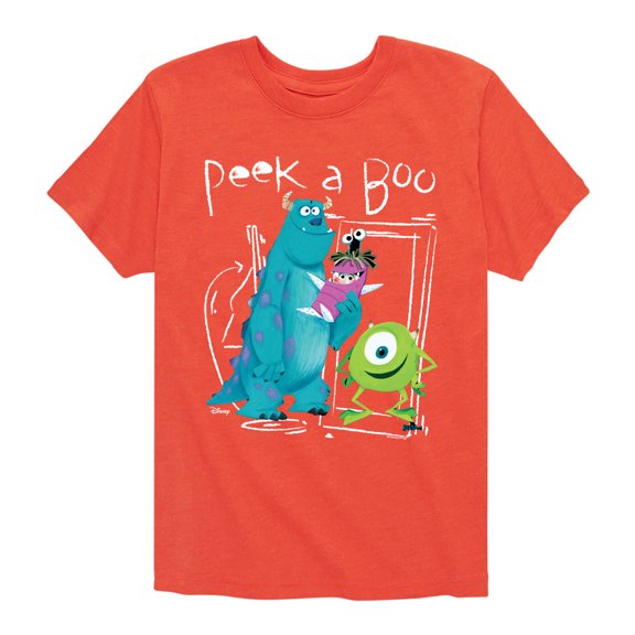 Monsters Inc. - Peek A Boo - Toddler & Youth Short Sleeve Graphic T-Shirt