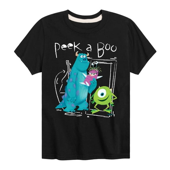 Monsters Inc. - Peek A Boo - Toddler & Youth Short Sleeve Graphic T-Shirt