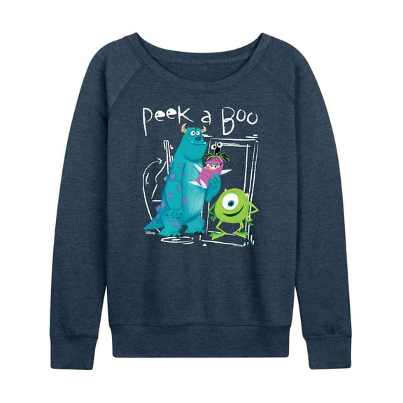 Monsters Inc. - Peek A Boo  - Women's Lightweight French Terry Long Sleeve Shirt