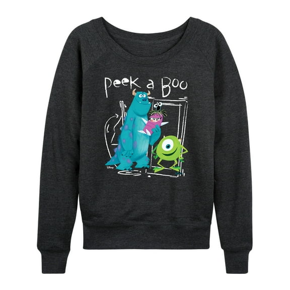 Monsters Inc. - Peek A Boo  - Women's Lightweight French Terry Long Sleeve Shirt