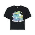 thumbnail image 1 of Monsters Inc. - Scare Zone In The Clouds  - Juniors Cropped Cotton Blend T-Shirt, 1 of 5