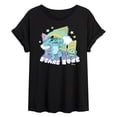 thumbnail image 1 of Monsters Inc. - Scare Zone In The Clouds  - Women's Oversized T-Shirt, 1 of 5