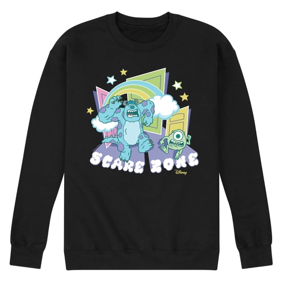 Monsters Inc. - Scare Zone In The Clouds  - Men's Crew Neck Fleece Pullover