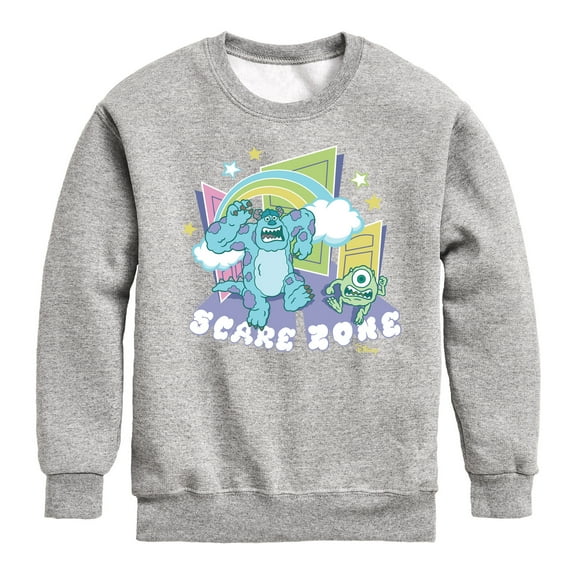 Monsters Inc. - Scare Zone In The Clouds - Toddler & Youth Crewneck Fleece Sweatshirt