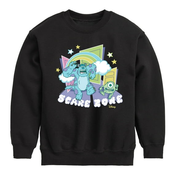Monsters Inc. - Scare Zone In The Clouds - Toddler & Youth Crewneck Fleece Sweatshirt