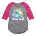 thumbnail image 1 of Monsters Inc. - Scare Zone In The Clouds - Toddler & Youth Girls Raglan Graphic T-Shirt, 1 of 5
