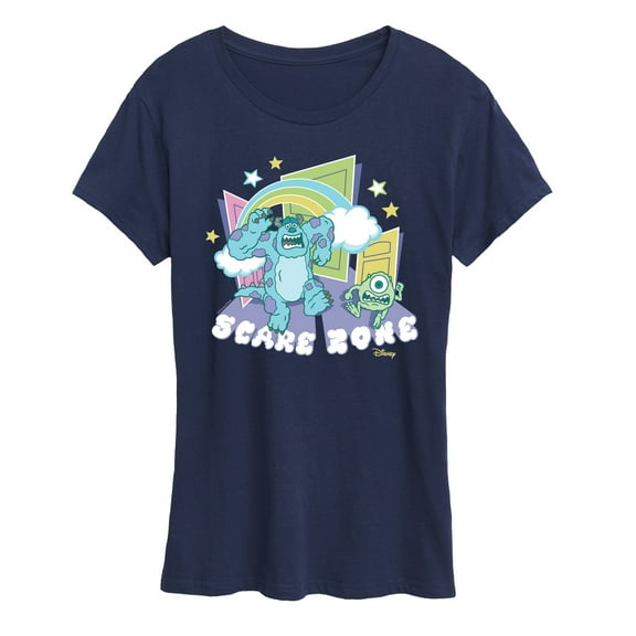 Monsters Inc. - Scare Zone In The Clouds  - Women's Short Sleeve Graphic T-Shirt