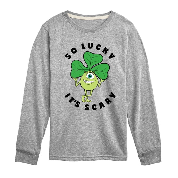 Monsters Inc - So Lucky It's Scary - Toddler And Youth Long Sleeve Graphic T-Shirt