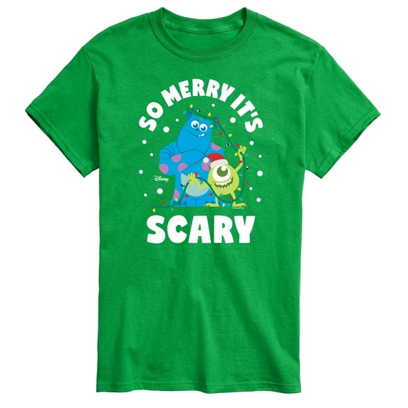 Monsters Inc - So Merry Its Scary - Men's Short Sleeve Graphic T-Shirt