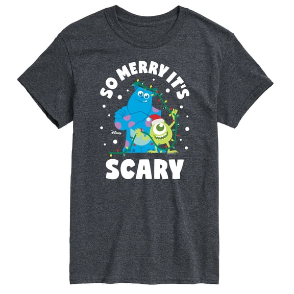 Monsters Inc - So Merry Its Scary - Men's Short Sleeve Graphic T-Shirt