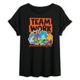 thumbnail image 1 of Monsters Inc. - Teamwork - Women's Oversized T-Shirt, 1 of 5