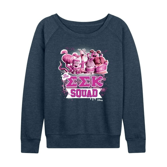 Monsters Inc. - The Eek Squad - Women's Lightweight French Terry Long Sleeve Shirt